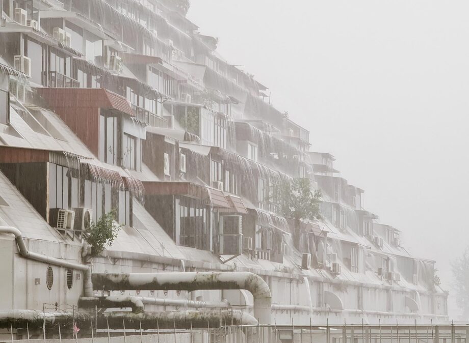 Golden Mile Complex Rain Print